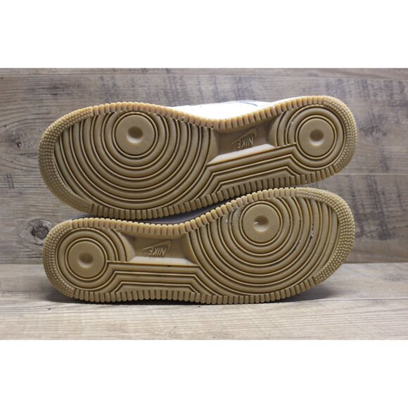 Nike Air Force 1 '07 low top OG white‎ leather gum sole athletic sneakers 11.5 - Picture 6 of 16